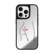 iPhone 16 Pro Mirror Case MagSafe Compatible I Love You