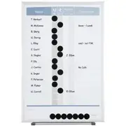 Quartet Staff In/Out Whiteboard 410x280mm