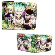 New The Kingdom of Science DR. STONE BiFold Wallet Credit Card Billfold