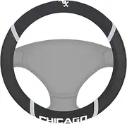 FANMATS 26545 MLB - Chicago White Sox Embroidered Steering Wheel Cover 15" Diameter