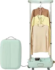 FXNFXLA Portable Clothes Dryer, Foldable Dryer Household, 360° Hot Air Three-Dimensional Circulation Clothes Dryer 180-Minute Smart Timing