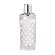 Davis & Waddell Fine Foods Raymond Cocktail Shaker Glass 20cm/400ml SLVR/Clear