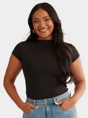 Soft Touch Cap Sleeve Top