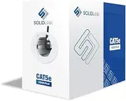 CAT5e 1000ft UTP Ethernet Cable 24AWG Bulk LAN Network Wire (Black)