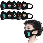 10pcs/20pcs Kids 3D Cartoon Reusable Anti-Pollution Anti-Dust Face Masks