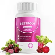 Organic Beet Root Capsules, Beet Root Capsules with L-Arginine, Grape Seed | Moringa | and Ginger - 5in1 Beet Supplement - Equivalent 1300mg Per Serving - 60 Capsules (Beet Root-1Pcs)