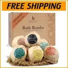 Individually Wrapped Organic Bath Bomb Set - Perfect Spa Gifts for All Occasions