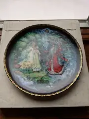 Collector's Plate Snowmaiden with Spring and Winter