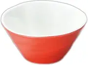 Three Line Cafe Style Small Round Bowl, 4.3 inches (11 cm), Orange M-474COR