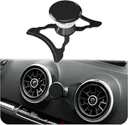 innoGadgets® Magnetic Mobile Phone Holder Compatible with Audi A3/S3/RS3, Universal Holder for Smartphone, GPS & Tablet, 360 Adjustable for Optimal View, Black