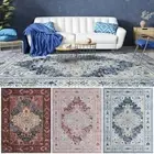 Deal Persian Rug Sophisticated Retro Carpet Red Pink Blue Warm Plush Rug 6 Sizes