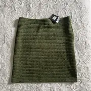 Topshop Pencil Skirt Mini Size 6 green NWT Nordstrom