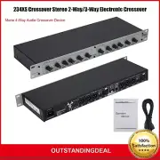 234XS Stereo 2-Way/3-Way Electronic Crossover Mono 4-Way Audio Crossover Device