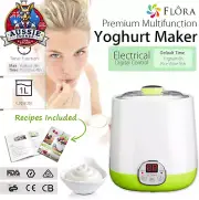 1L Electric Yoghurt Maker, Automatic, FDA Food Grade, Rice Wine, Strainer