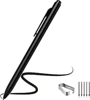 FFENDOUNIU EMR Stylus Pen for Remarkable 2, for Wacom, for Samsung Tab with 4096 Pressure Level Sensitivity, Palm Rejection, Natural Tilt, No Charging, Tail Eraser and Magnetic, 5 Spare Nibs & Clip