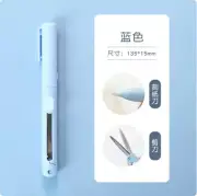 Mini Color Folding Scissor Pen Cutter Portable Size Safe Ceramic Pencutter D