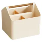 Storage Box with Handle Office Compartment Organizer Bathroom Organiser