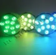 LED Light Puck or Pod Remote Control LED Submersible Lights - 3 pc w/ remotes