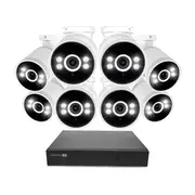 Swann AdvancedX Wired NVR Security System 8 Channel 8 Cameras 24/7 Recording