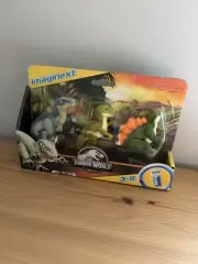 Imaginext Jurassic World Dinosaur Raptor, Parasaurolophus & Stegosaurus NEW