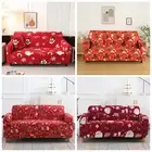 Christmas 1 2 3 4 Seater Slipcover Stretch Sofa Cover Lounge Protector Couch AU