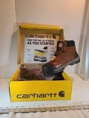 Carhartt® Men's Ground Force Peanut Oil Tan Leather Work Boots CME6355 12M