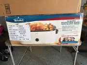 NEW RIVAL 16 QT QUART ROASTER OVEN WITH BUFFET SERVER RO162BR