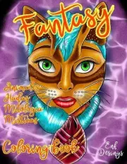 Fantasy coloring book by Enf Desings Paperback Book