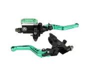 1 Pair Universal CNC Motorcycle Hydraulic Clutch Brake Pump Master Cylinder