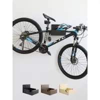 在飛比找ETMall東森購物網優惠-小木良品壁掛自行車架室內單車山地公路自行車掛架家用墻面掛車架