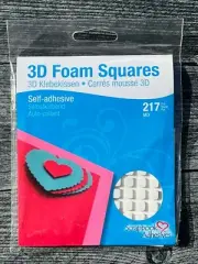 NEW Scrapbook Adhesives 3D Self-Adhesive Foam Squares + $3 flat rate shipping!