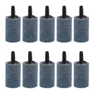 Air Stones 10PCS Cylinder Bubble Diffuser Airstones For Aquarium Fish Tank Pump-Dark Blue