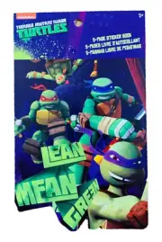Teenage Mutant Ninja Turtle Sticker Book ~ Lean, Mean, Green (68 Stickers)