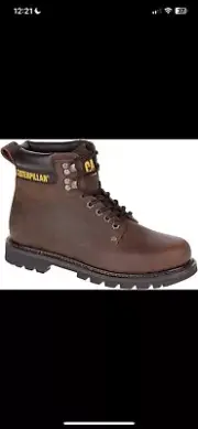 Caterpillar Men Second Shift Work Boot Boot Leather Size 12