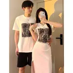 DIFFERENT COUPLE OUTFITS, SHORT SLEEVED T-SHIRTS, ONE PIECE,