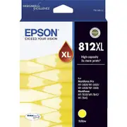 Original Epson 812XL High Capacity Yellow Ink Cartridge Toner C13T05E492