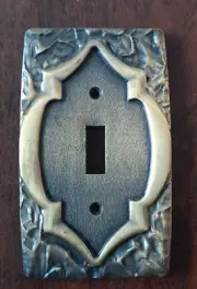 NOS Amerock Monterey Antique Brass Light Switch Plate Cover