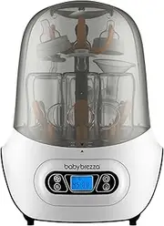 Baby Brezza Baby Bottle Sterilizer and Dryer Machine – Electric Steam Sterilization - Universal Fit - Pacifiers, Glass, Plastic, and Newborn Feeding Bottles