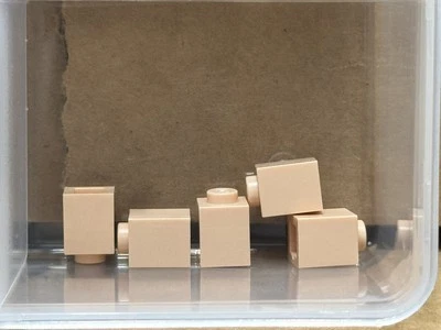 LEGO Parts - Light Nougat Brick 1 x 1 - No 3005 - QTY 5