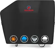 Comnova Grill Cover for Masterbuilt Gravity Series 1050 Digital Charcoal Grill and Smoker, Waterproof & Heavy Duty, 600D Charcoal Grill Cover for MB20040220, Black (61" x 21" x 48")