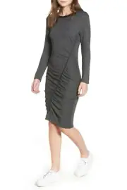 Splendid Logan Dress Women's Size Large Dark Gray L90005