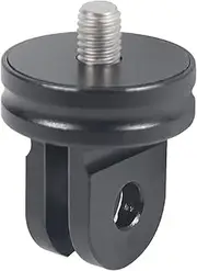 NovelGoal Monopod Mount Base Conversion Adapter Screw Tripod Adapter 1/4 M5 M6 Mount Holder Compatible with GoPro 12 11 10 9 8 Camera Accessories (Type A,M5 Screw)