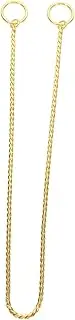 DECOMELODY Wear Resistant Dog Collar Chain Leash for Puppies Durable Pet Supply for Safe Outdoor Walking and Travel