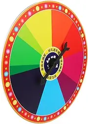 Vaguelly Turntable Kids Toy Kidcraft Playset Carnival Wheel Hanging Prize Wheel Smooth Dry Erase Wheel Rainbow Wheel Party Machine Desktop Toys Game Props Plastic Rotatable Child