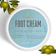 Foot Cream, Foot Moisturizer- Softens And Intensively Hydrates For Thick, Cracked, Rough, Dead and Dry Skin With Olive Oil