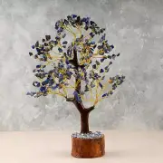 Lapis Lazuli Crystal Tree of Life, Healing Crystal Stone, Crystal Decor & Gift