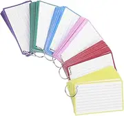 COMPUKAS Lined Notepads Portable Study Flash Cards for Note Taking for Students and Teachers Multi Use for Office and Classroom Organization