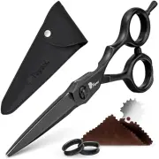 Hair Scissors Professional 5” 440C Steel for Superior Precision, Extremely Sharp