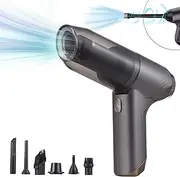 Powerful 3-in-1 Handheld Vacuum Cordless 19000Pa Suction Dust Buster Air Blower, Wet Dry Brushless Portable Cleaner Rechargeable, Long Battery Life, with Multiple Nozzles, for
