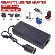 AC to DC 12V 15A Car Charger Cigarette Lighter Socket Adapter Power Converter US